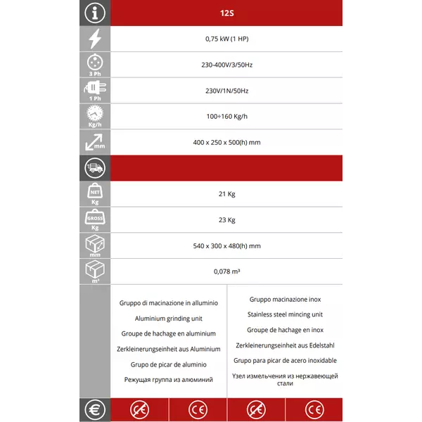 Месомелачка Fimar 12S