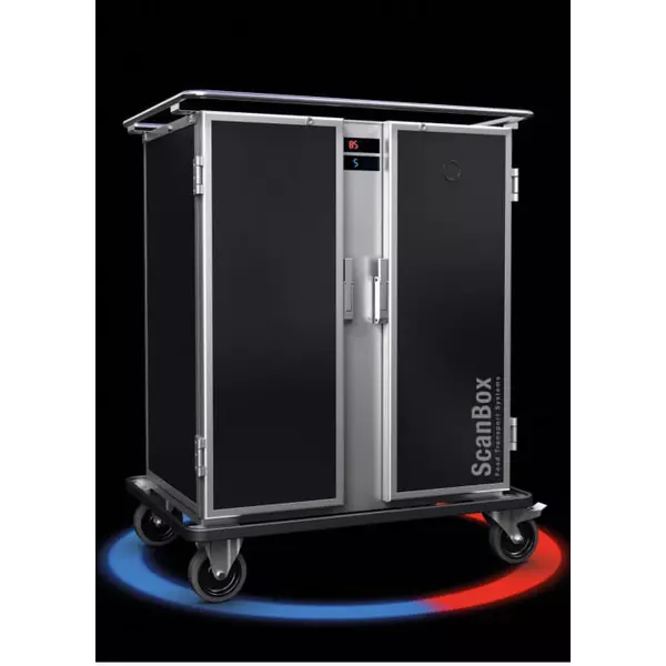 Insulated box for holding and distribution of food Duo