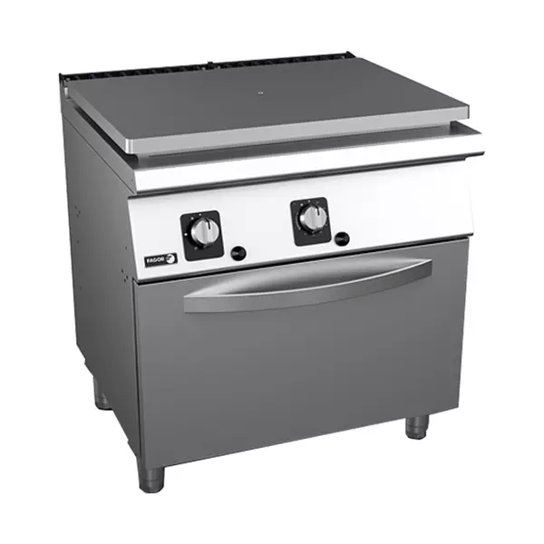 Gas solid top with oven GN 2/1 - C-G711