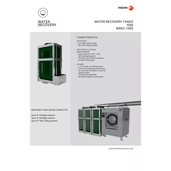 Water recovery system WREC-1000